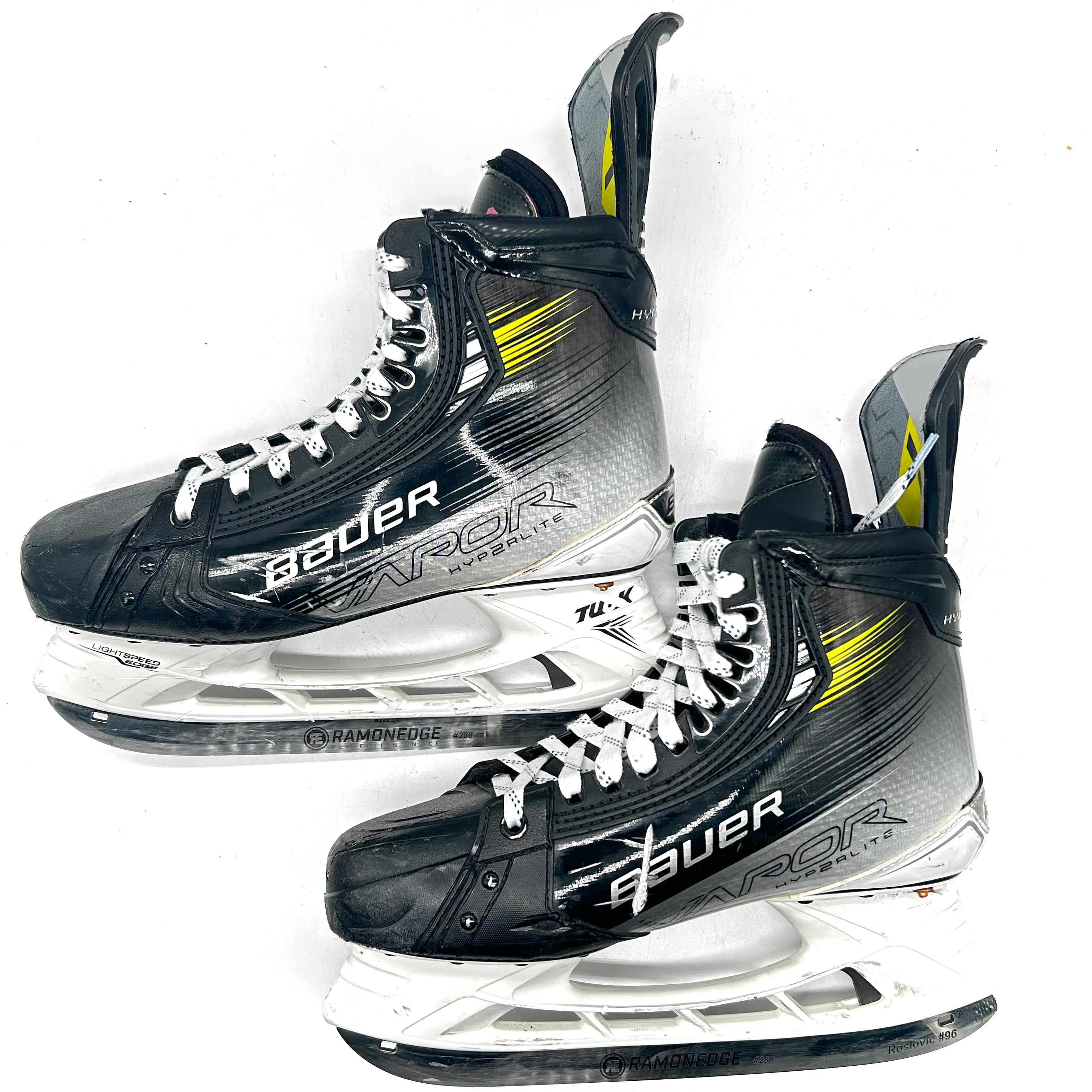 Bauer Vapor Hyperlite 2 - Patins NHL Pro Stock d'occasion - Jack Roslovic - Taille 9,5 #3